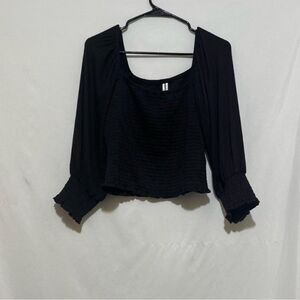 Black Anthropologie
Ruched Top